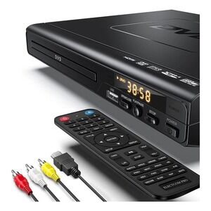 ELECTCOM PRO ELC-1910 Compact DVD Player HDMI 1080P USB All Region Multi-Format